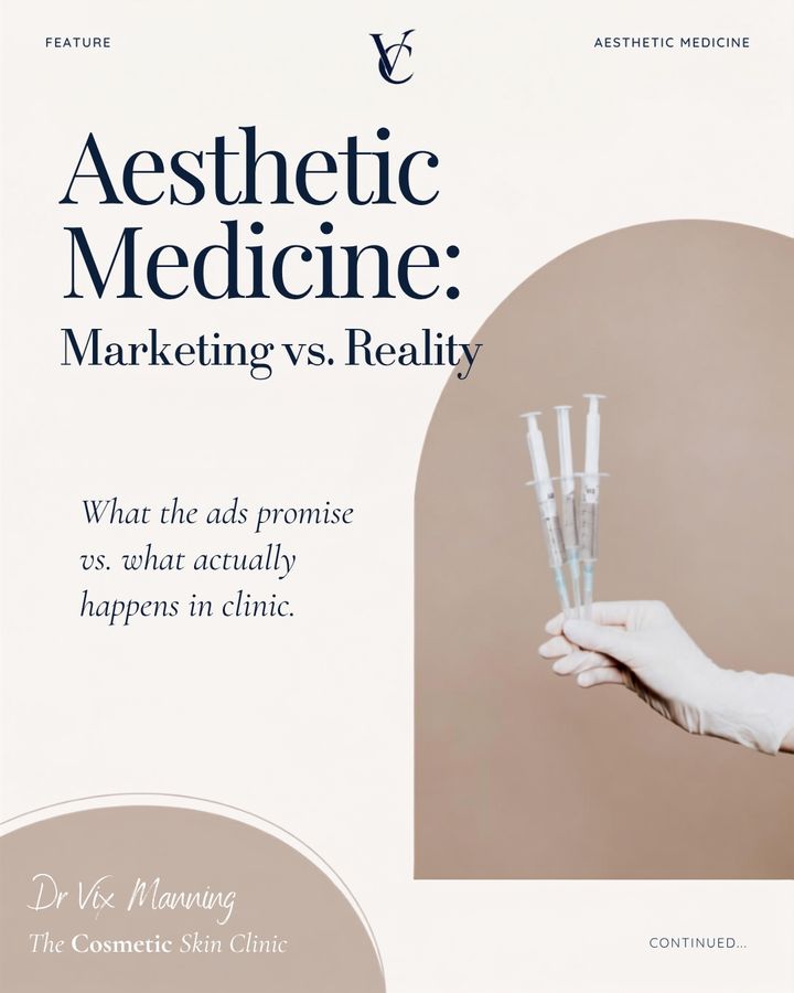 After: feature post, “Aesthetic Medicine: Marketing vs. Reality”